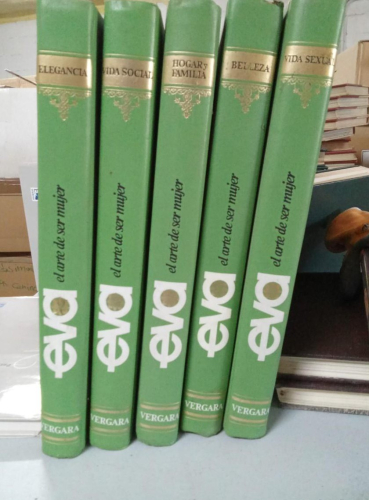 Portada do libro de ENCICLOPEDIA GRAFICA FEMENINA - EVA , EL ARTE DE SER MUJER (5 tomos) (BC)
