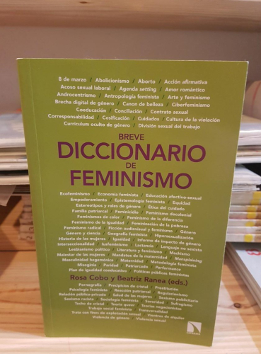 Portada do libro de BREVE DICCIONARIO DE FEMINISMO - COBO / RANEA