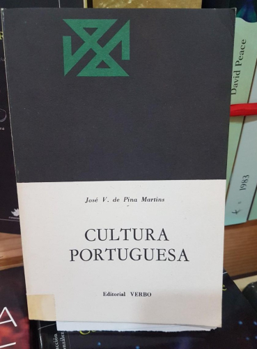 Portada do libro de CULTURA PORTUGUESA- JOSE V. DE PINA MARTINS. (T)