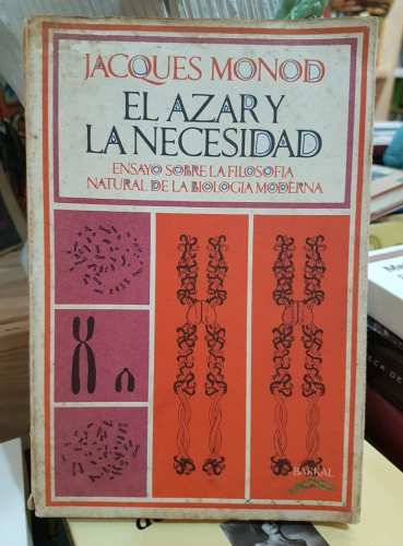 Portada do libro de El azar y la necesidad - Jacques Monod (T)