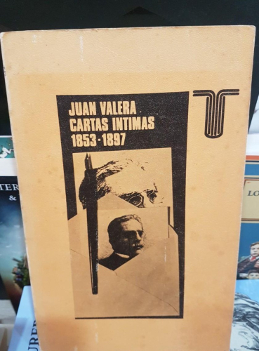 Portada do libro de Cartas íntimas 1853-1897- Juan Valera (T)
