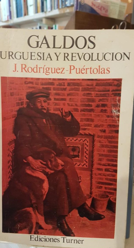 Portada do libro de Galdos - Burguesía y revolución (T)
