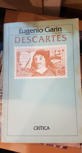 Portada do libro de DESCARTES - Eugenio Garin (T)