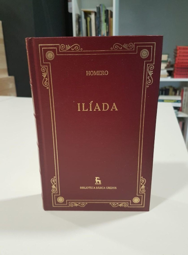 Portada do libro de ILÍADA - HOMERO- BIBLIOTECA BÁSICA GREDOS. (t)