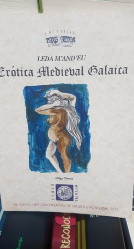Portada do libro de EROTICA MEDIEVAL GALAICA - LEDA M'AND'EU (T)