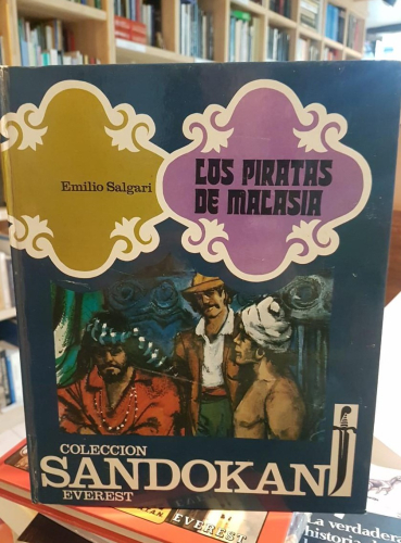 Portada do libro de LOS PIRATAS DE MALASIA- Emilio Salgari (T)