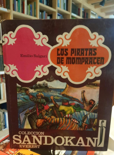 Portada do libro de LOS PIRATAS DE MOMPRACEN-EMILIO SALGARI (T)