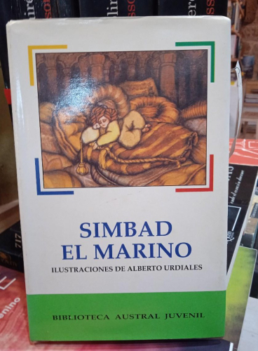 Portada do libro de SIMBAD EL MARINO-ILUSTRACIONES DE ALBERTO URDIALES (T)