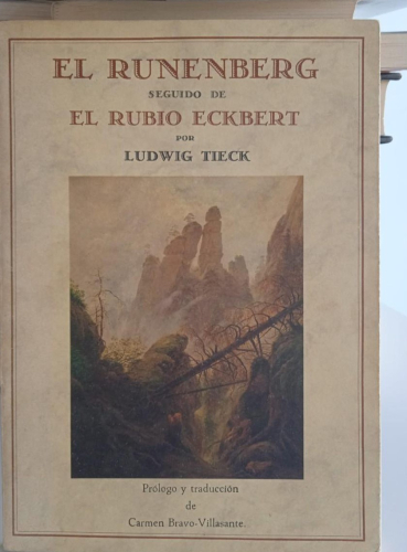 Portada do libro de EL RUNENBERG; EL RUBIO ECKBERT- LUDWIG TIECK (C)