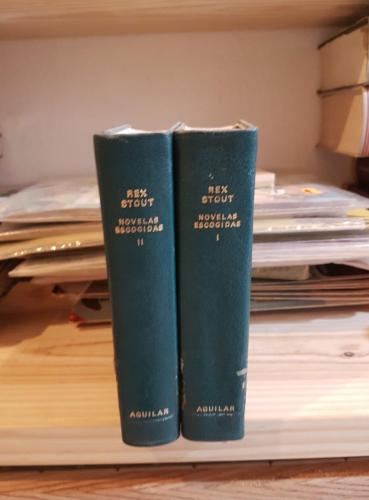 Portada do libro de Rex Stout. Novelas escogidas. Tomo I y II