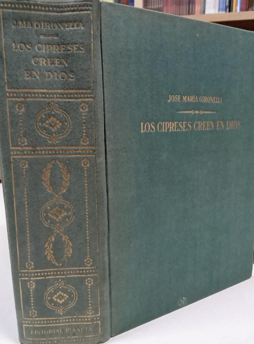 Portada do libro de Los cipreses creen en Dios - José Maria Gironella (b)