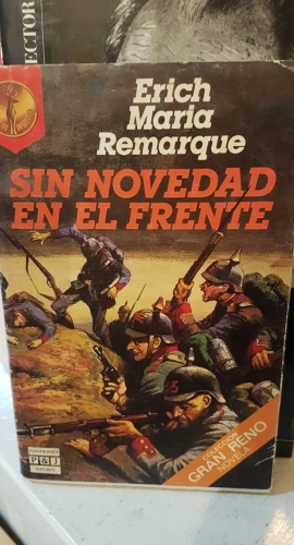 Portada do libro de SIN NOVEDAD EN EL FRENTE - Erich María Remarque (T)