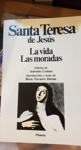 Portada do libro de SANTA TERESA DE JESUS -(LA VIDA -LAS MORADAS )