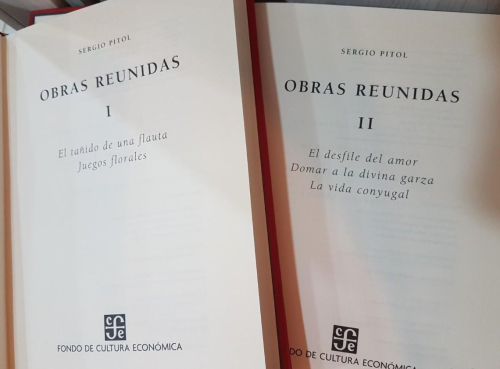 Portada do libro de Sergio Pitol . Obras reunidas I y II