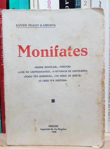 Portada do libro de MONIFATES. XABIER PRADO (T)