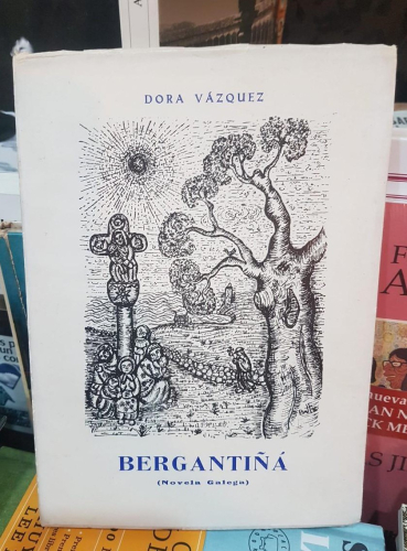 Portada do libro de BERGANTIÑA. NOVELA GALEGA-DORA VAZQUEZ. ED. LA REGION (1971) (T)