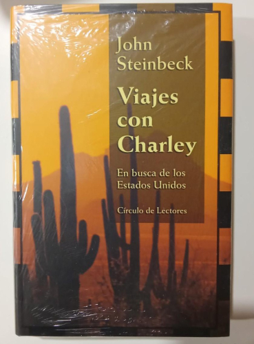 Portada do libro de VIAJES CON CHARLEY. John Steinbeck (t)