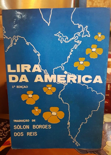 Portada do libro de Lira da América. Solon Borges dos Reis (portugués).