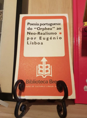 Portada do libro de Poesia Portuguesa : do “Orpheu” ao Neo-Realismo T