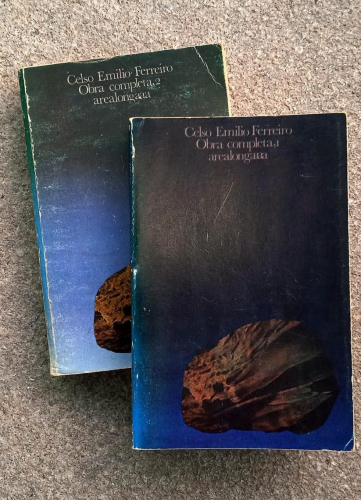 Portada do libro de CELSO EMILIO FERREIRO. OBRA COMPLETA 1 Y 2. AREALONGA. AKAL. ALONSO MONTERO. BILINGÜE. (T)