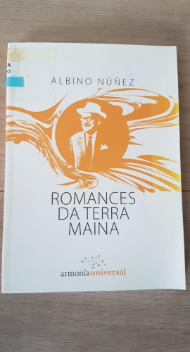Portada do libro de ROMANCES DA TERRA MAINA. NÚÑEZ, ALBINO
