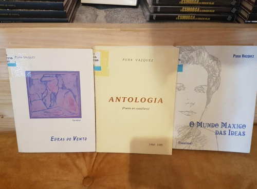 Portada do libro de Pura Vázquez. Lote de tres libros