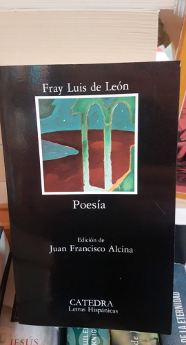 Portada do libro de Poesía - Fray Luis de León (T)