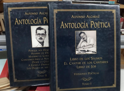 Portada do libro de ANTOLOGIA POETICA.( 2 TOMOS) - ALFONSO ALCARAZ (b)