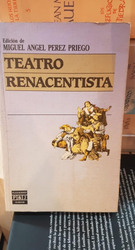Portada do libro de Teatro Renacentista - Miguel ángel Pérez Priego (T)