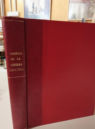 Portada do libro de CRONICA DE LA GUERRA ESPAÑOLA - tomo 1 (T)