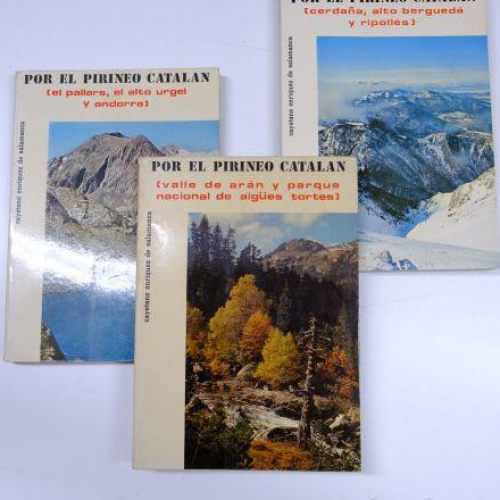Portada do libro de Por el Pirineo Catalán. Cayetano Enríquez de Salamanca.