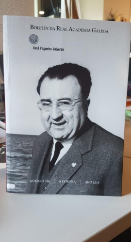Portada do libro de BOLETÍN DA REAL ACADEMIA GALEGA N 376 XOSE FILGUEIRA VALVERDE A CORUÑA 2015