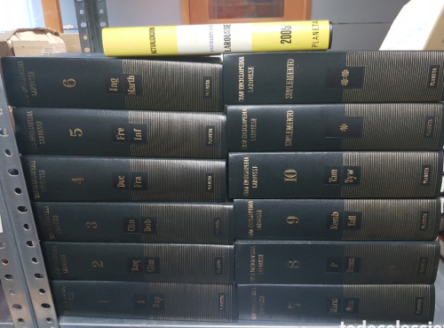 Portada do libro de Gran enciclopedia Larousse. 10 tomos + 2 suplementos y 1 actualización