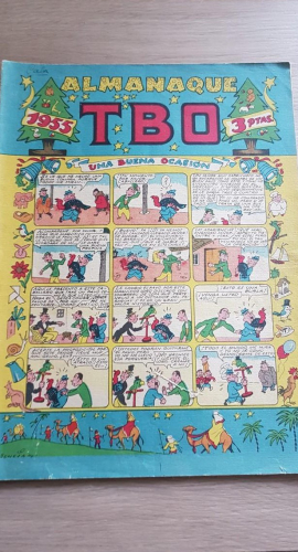 Portada do libro de Almanaque tbo 1955