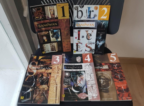 Portada do libro de The sandman vidas breves completa 5 volumenes