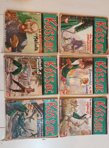 Portada do libro de KÓSSAC 6 NÚMEROS DE 8 (2,3,4,5,6,8) AÑOS 40 - EDI. BÚMERANG - POR EGOR JERNOVICH