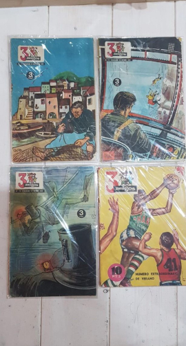 Portada do libro de Lote 3 amigos (4 números). 75, 75, 79 y extraordinario de verano