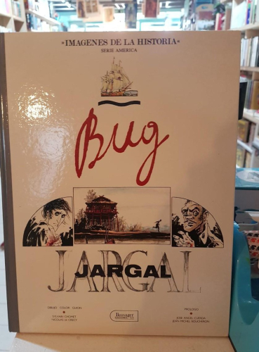 Portada do libro de Colección Imágenes de la Historia nº 16 Bug Jargal. Ikusager Ediciones, 1989. Descatalogadi