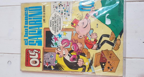 Portada do libro de EL BOTONES SACARINO - ¡LÍOS EN LA OFICINA! -COLECCIÓN OLÉ Nº 3 - BRUGUERA - 4ª ED. 1977
