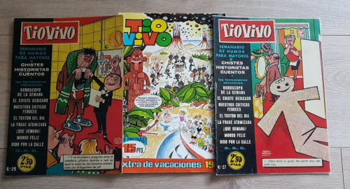 Portada do libro de Lote Tiovivo. (Semanario de humor)