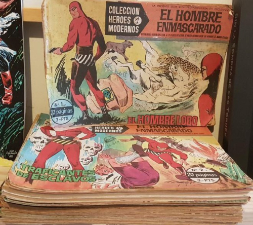 Portada do libro de Cómic El hombre enmascarado. Nº 1 al 50. Serie A. Editorial DOLAR. 1958.