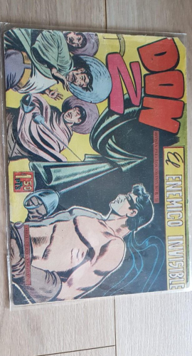 Portada do libro de DON Z nº 7 1959 EL ENEMIGO INVISIBLE