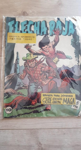 Portada do libro de MAGA FLECHA ROJA 10