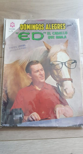 Portada do libro de DOMINGOS ALEGRES Nº 537 - ED EL CABALLO QUE HABLA - JULIO 1964