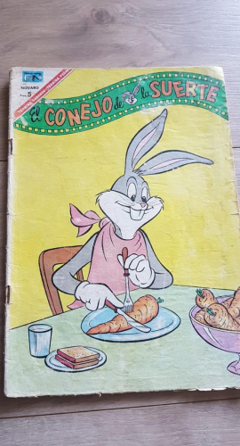 Portada do libro de el conejo de la suerte 265 1967