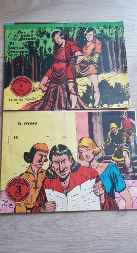 Portada do libro de FLECHA Y ARTURO. Ricart. 2 números