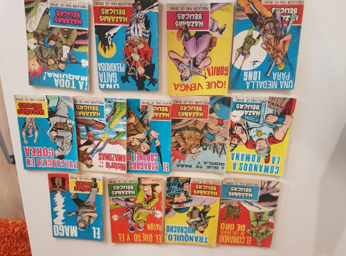 Portada do libro de Hazañas bélicas. Lote de 25 números. Sueltos a 5 euros.