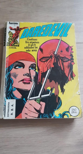 Portada do libro de Daredevil retapado 3 (11 al 15), 1985, Forum