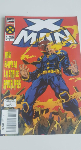 Portada do libro de X-Man 1. Grapa. Forum comics