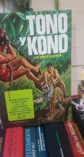 Portada do libro de TONO Y KONO LOS GEMELOS DE LA SELVA (t)